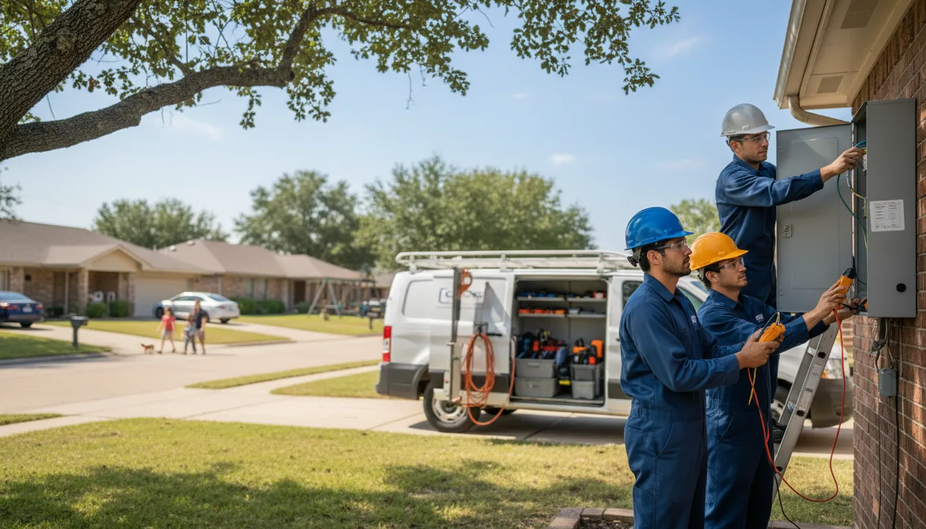 Certified electrician providing emergency electrical services in Scenic, SD